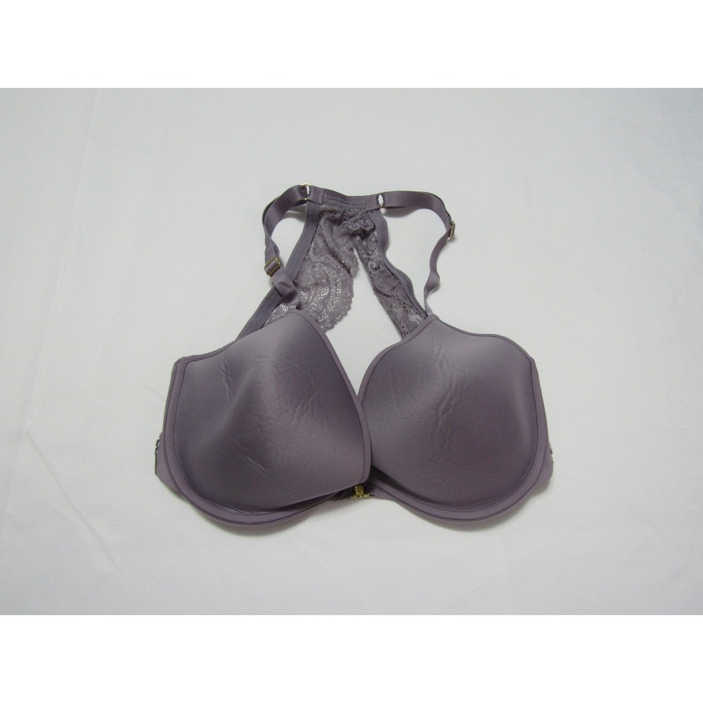 THIRDLOVE Plum Purple Lace Racerback Adjustable Padded‎ Bra Womens size 32G